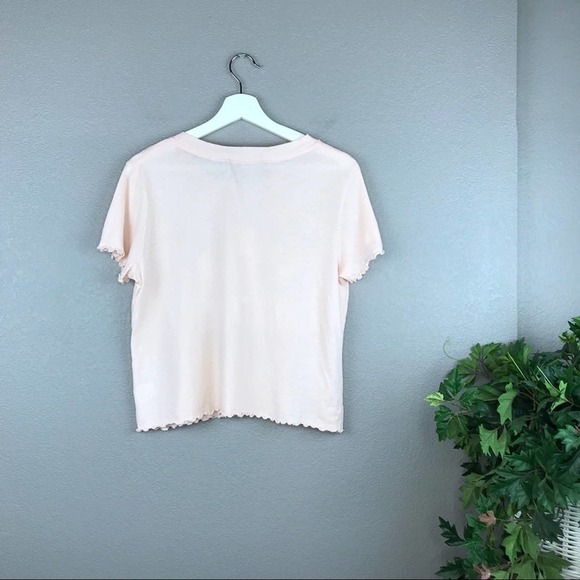 NWT Wildfox Viva La Bedtime Ruffle Trim Graphic Top Size Large - Picture 5 of 8